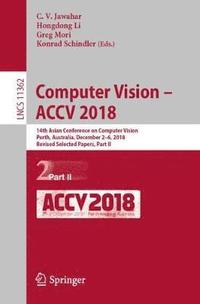 bokomslag Computer Vision  ACCV 2018