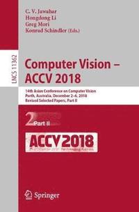 bokomslag Computer Vision - ACCV 2018