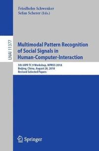 bokomslag Multimodal Pattern Recognition of Social Signals in Human-Computer-Interaction