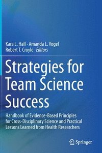 bokomslag Strategies for Team Science Success