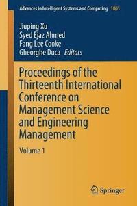 bokomslag Proceedings of the Thirteenth International Conference on Management Science and Engineering Management