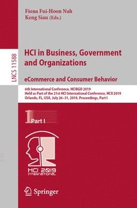 bokomslag HCI in Business, Government and Organizations. eCommerce and Consumer Behavior