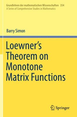 Loewner's Theorem on Monotone Matrix Functions 1