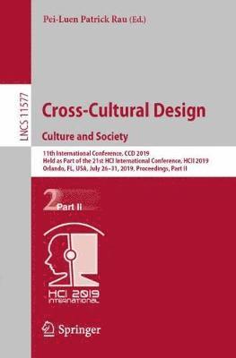 Cross-Cultural Design. Culture and Society 1