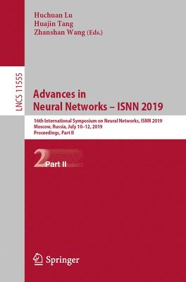 bokomslag Advances in Neural Networks - ISNN 2019