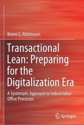 bokomslag Transactional Lean: Preparing for the Digitalization Era