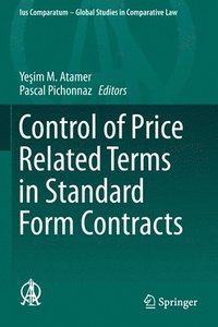 bokomslag Control of Price Related Terms in Standard Form Contracts