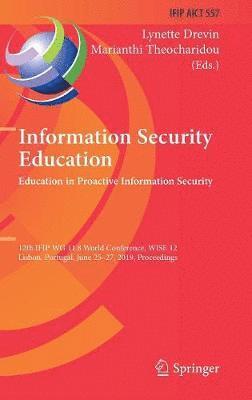 bokomslag Information Security Education. Education in Proactive Information Security