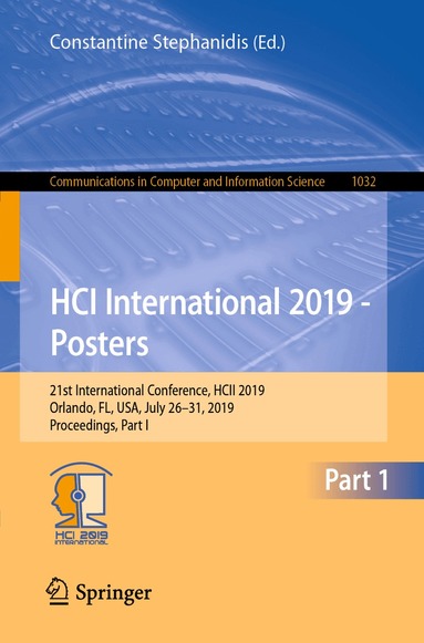 Constantine Stephanidis - HCI International 2019 - Posters, Häftad