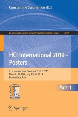 HCI International 2019 - Posters 1