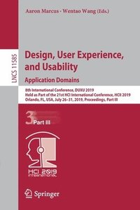 bokomslag Design, User Experience, and Usability. Application Domains