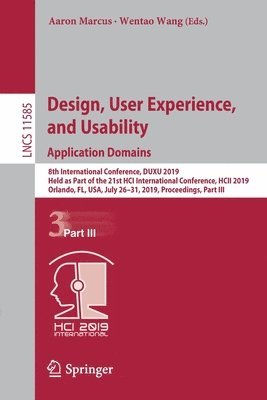 Design, User Experience, and Usability. Application Domains 1