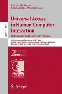 bokomslag Universal Access in Human-Computer Interaction. Multimodality and Assistive Environments