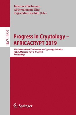 bokomslag Progress in Cryptology - AFRICACRYPT 2019