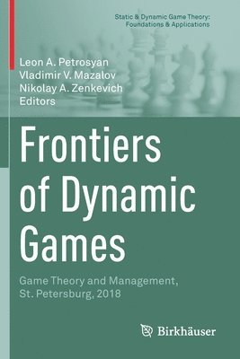 bokomslag Frontiers of Dynamic Games