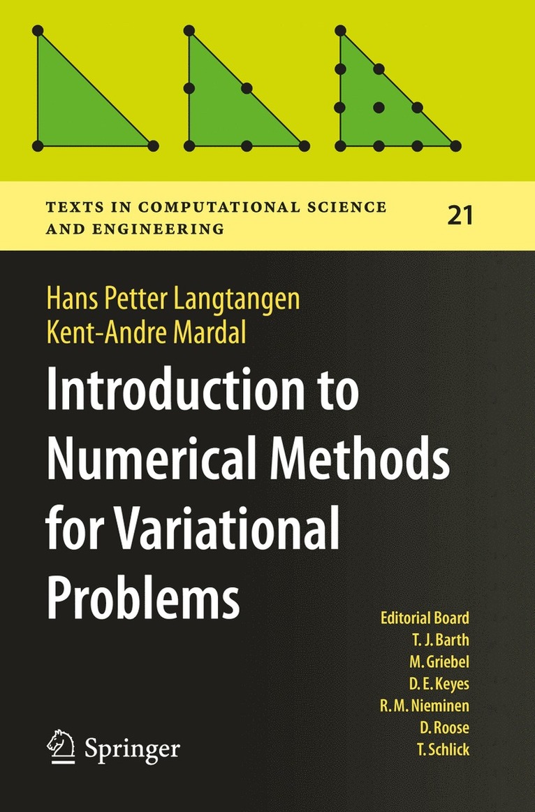 Introduction to Numerical Methods for Variational Problems