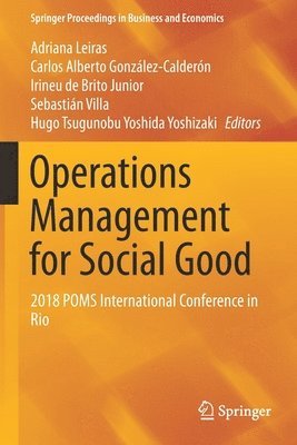 bokomslag Operations Management for Social Good