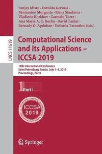 bokomslag Computational Science and Its Applications - ICCSA 2019
