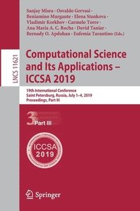 bokomslag Computational Science and Its Applications - ICCSA 2019