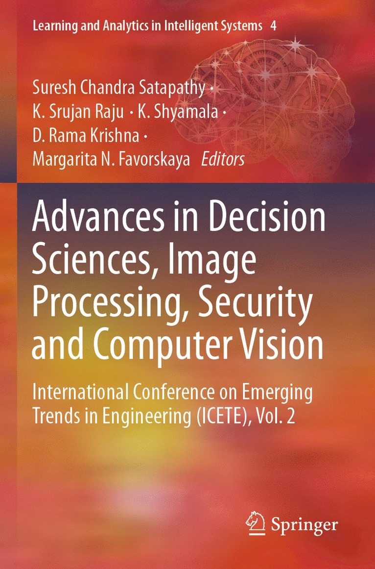Advances in Decision Sciences, Image Processing, Security and Computer Vision