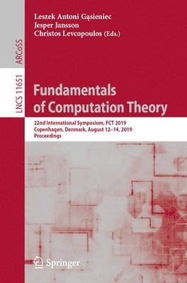 bokomslag Fundamentals of Computation Theory