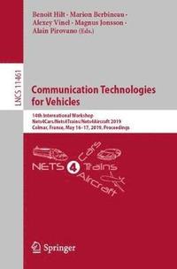 bokomslag Communication Technologies for Vehicles