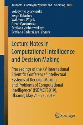 bokomslag Lecture Notes in Computational Intelligence and Decision Making