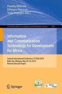 bokomslag Information and Communication Technology for Development for Africa