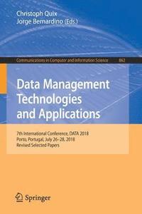 bokomslag Data Management Technologies and Applications