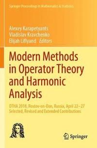 bokomslag Modern Methods in Operator Theory and Harmonic Analysis