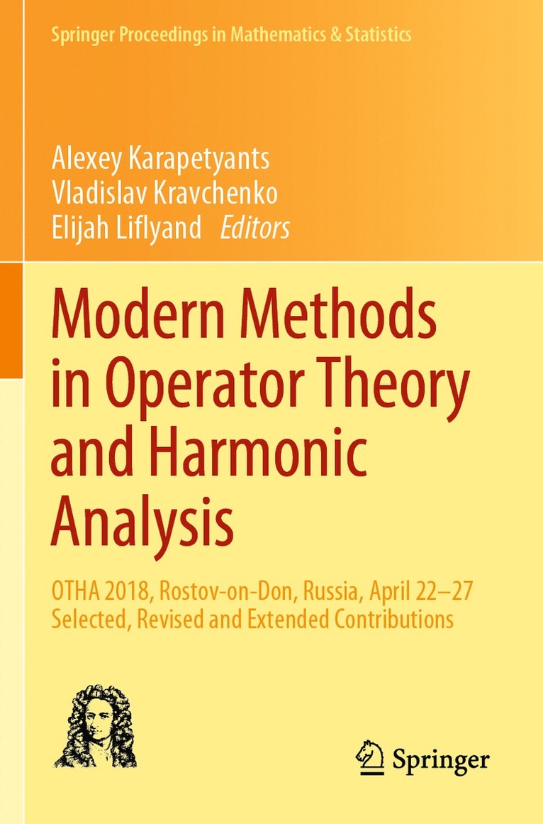 Alexey Karapetyants, Vladislav Kravchenko, Elijah Liflyand - Modern Methods in Operator Theory and Harmonic Analysis, Häftad