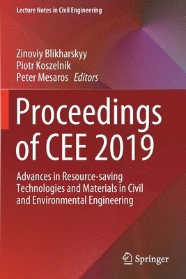 bokomslag Proceedings of CEE 2019