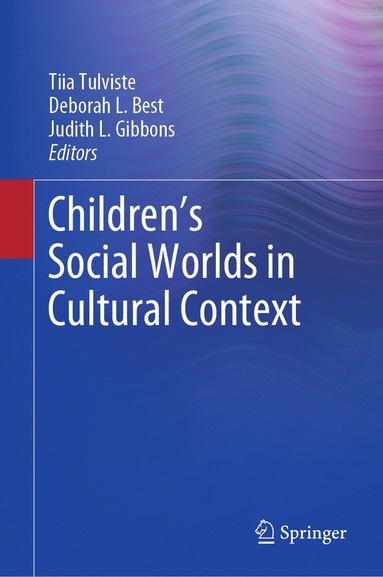bokomslag Children's Social Worlds in Cultural Context