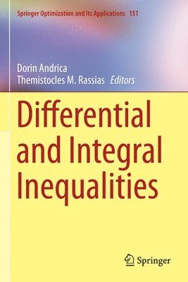 Differential and Integral Inequalities 1