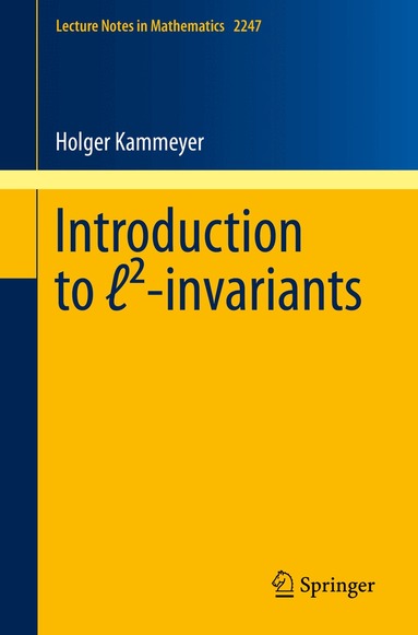 Holger Kammeyer - Introduction to ℓ²-invariants, Häftad