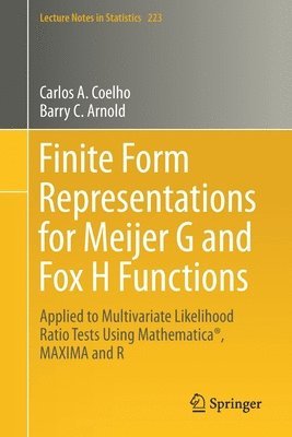 Finite Form Representations for Meijer G and Fox H Functions 1