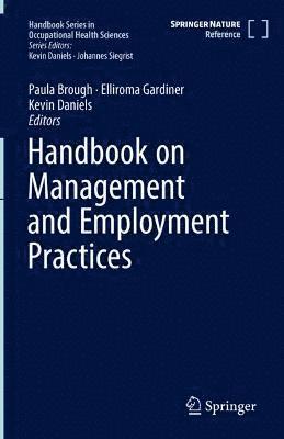 Paula Brough, Elliroma Gardiner - Handbook on Management and Employment Practices, Inbunden