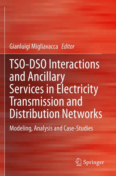 Gianluigi Migliavacca - TSO-DSO Interactions and Ancillary Services in Electricity Transmission and Distribution Networks, Häftad