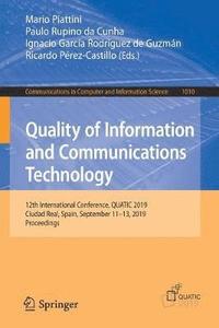 bokomslag Quality of Information and Communications Technology