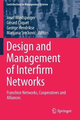 bokomslag Design and Management of Interfirm Networks