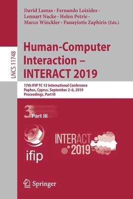 Human-Computer Interaction  INTERACT 2019 1
