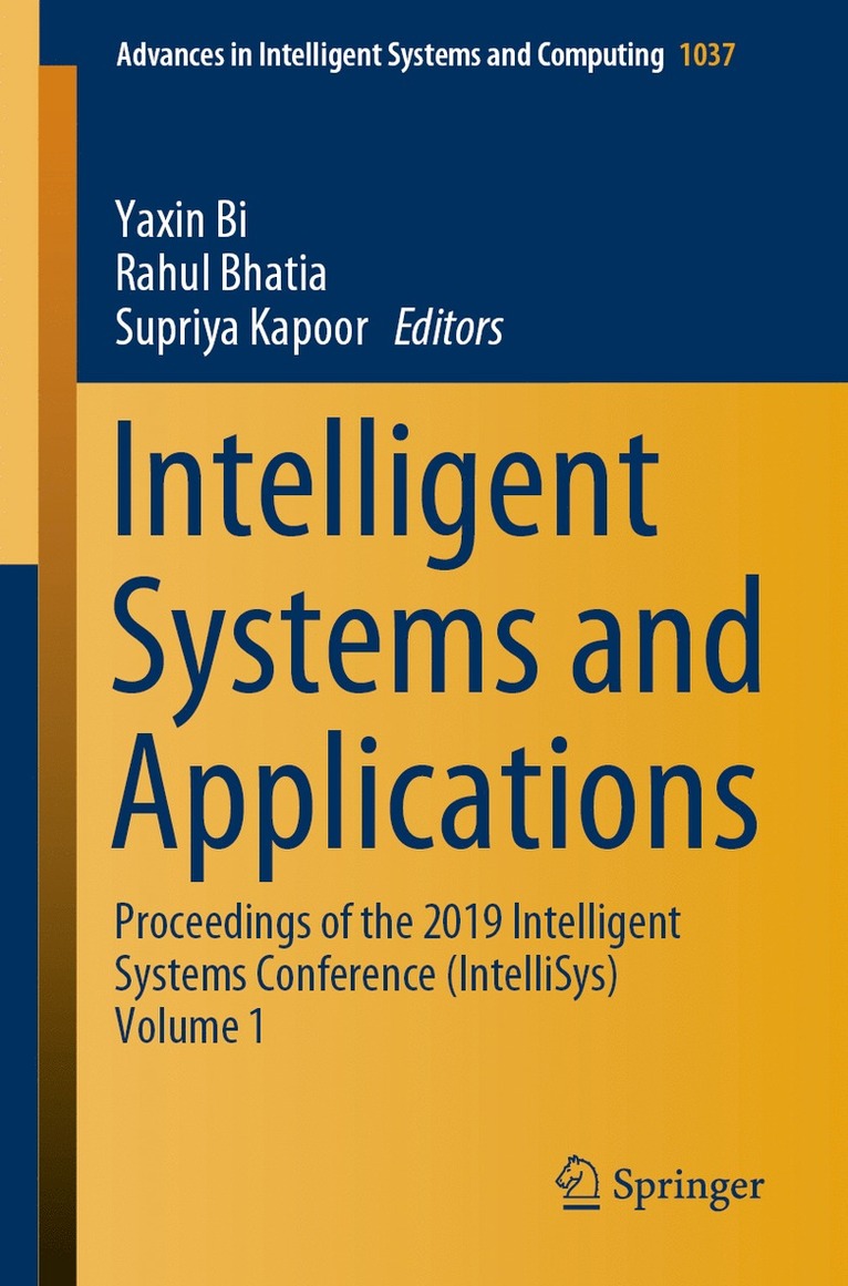 Intelligent Systems and Applications 1