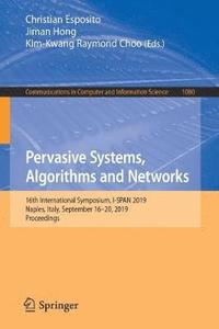 bokomslag Pervasive Systems, Algorithms and Networks