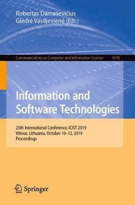 Information and Software Technologies 1