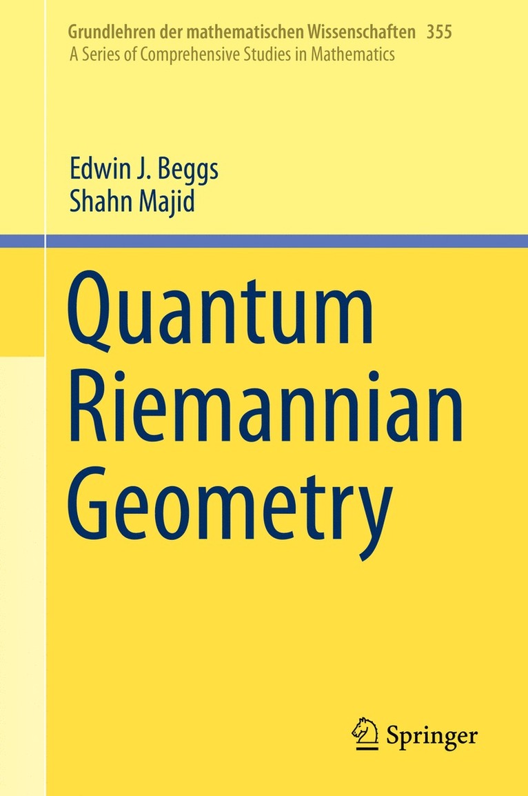 Quantum Riemannian Geometry 1