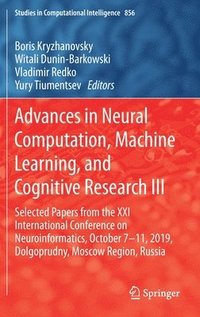bokomslag Advances in Neural Computation, Machine Learning, and Cognitive Research III