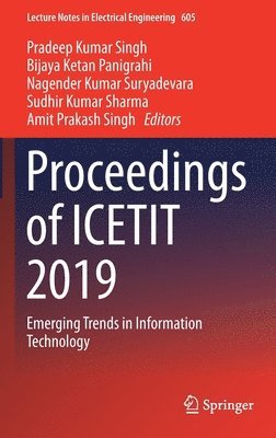 bokomslag Proceedings of ICETIT 2019