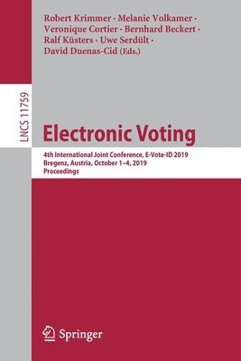 bokomslag Electronic Voting