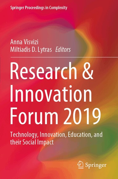 Anna Visvizi, Miltiadis D. Lytras - Research & Innovation Forum 2019, Häftad