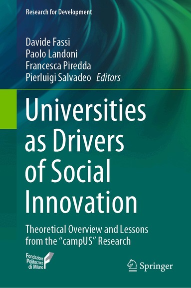Davide Fassi, Paolo Landoni, Francesca Piredda, Pierluigi Salvadeo - Universities as Drivers of Social Innovation, Inbunden